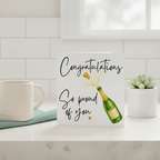 Congratulations So Proud Of You Square Card - Send Your Best Wishes