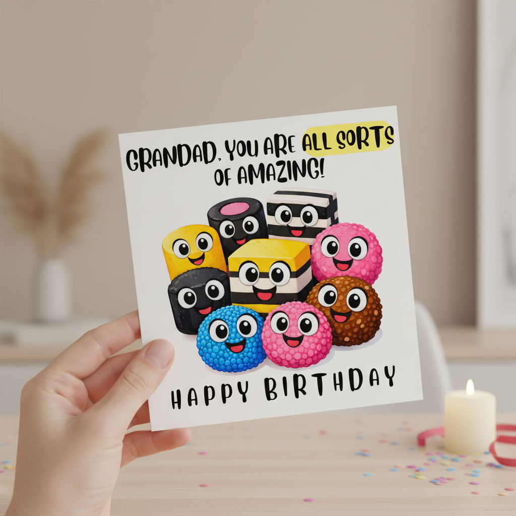 Grandad's Birthday Card: A Card for all sorts of Grandads!