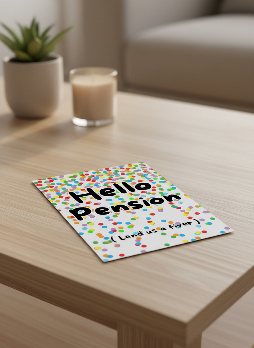 Funny Retirement Card: Hello Pension