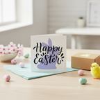 Happy Easter Card | Cute Bunny Easter Card