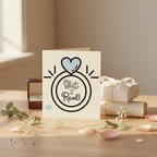 Funny Engagement Card – “Sh*t Just Got Real” | Square Card