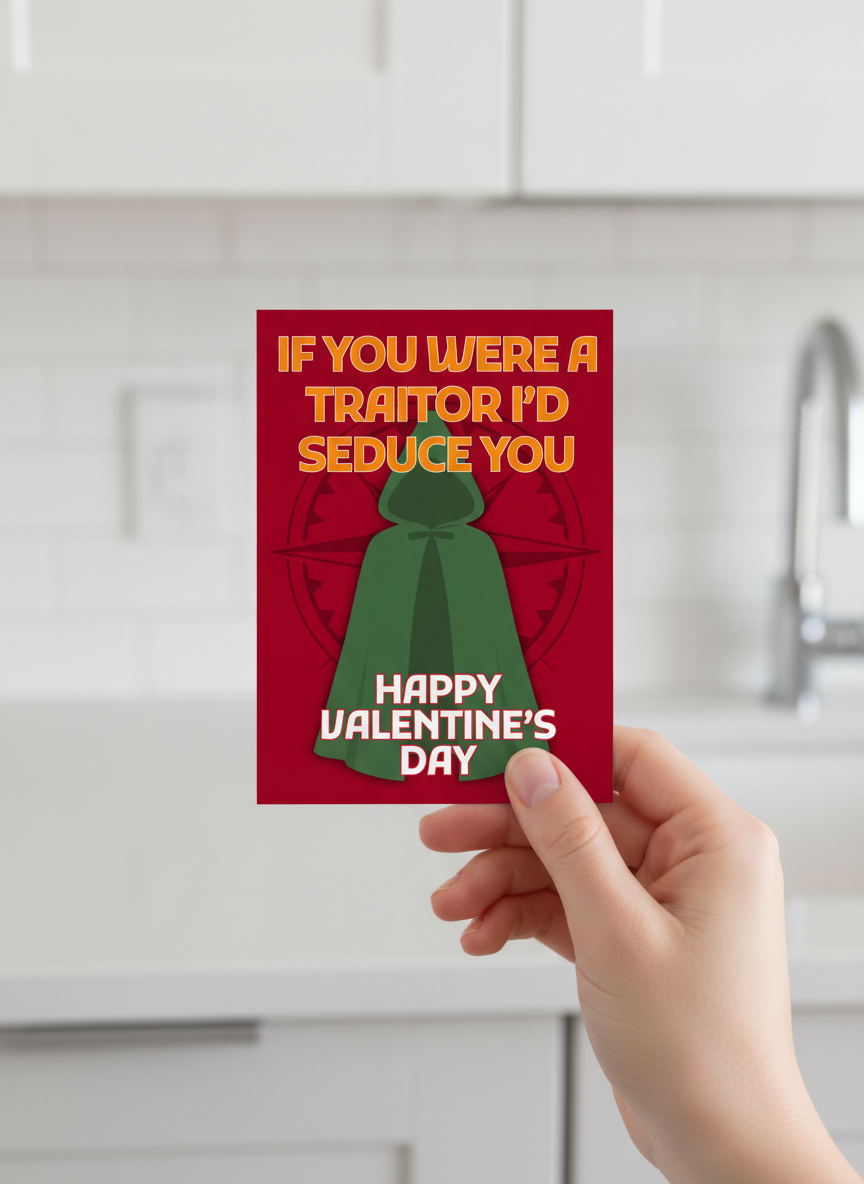 I'd Seduce You The Traitors Valentine's Day Card