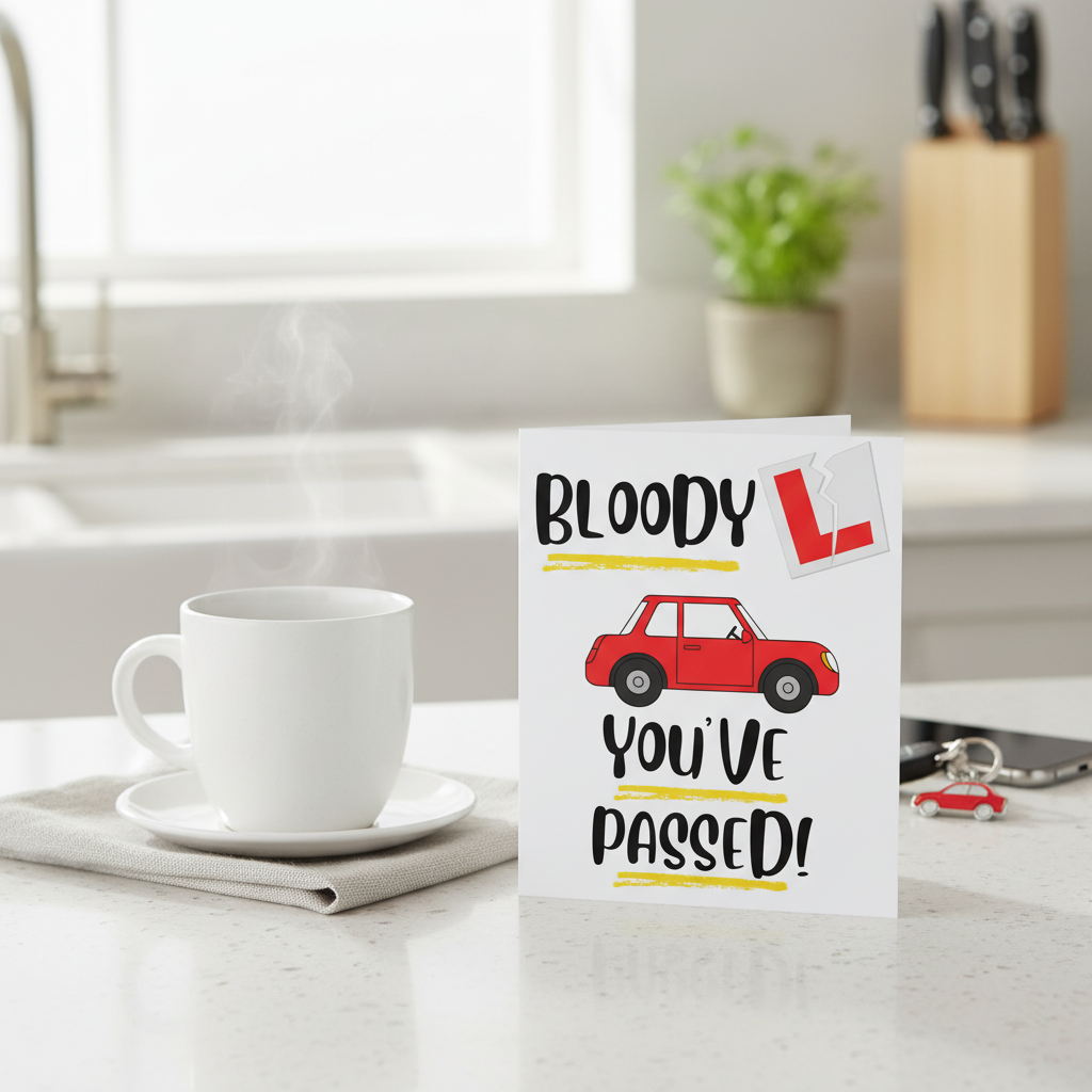 Bloody L You've Passed Driving Test Card