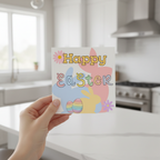 Happy Easter Bunny Card | Cute Easter Egg Card