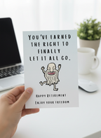 Funny Retirement Card A5 For Him