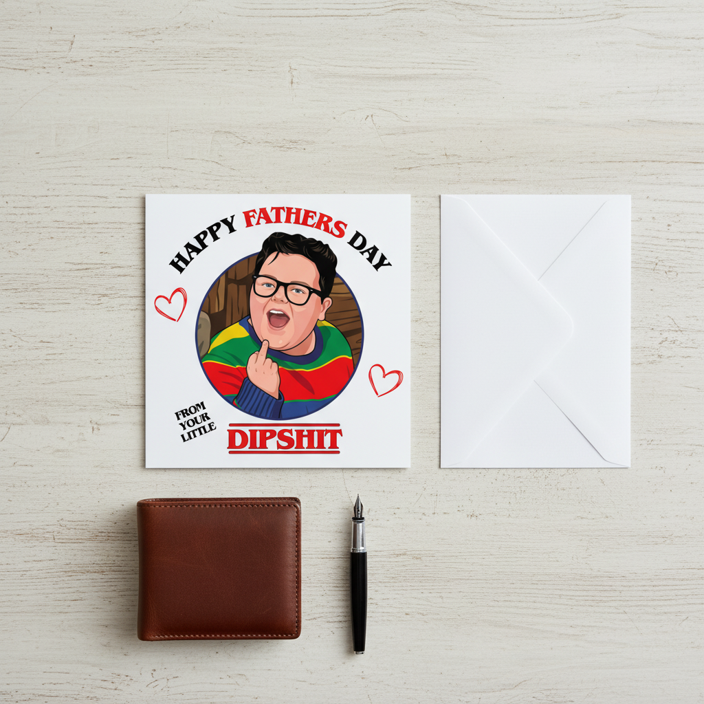 From Your Little Dipsh*t Derek Fathers Day Cards