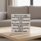 Funny Wedding Card – “I Came for the Ceremony, Stayed for the Free Bar” | Square Card