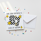 67 Levels of Awesome Happy Birthday Card
