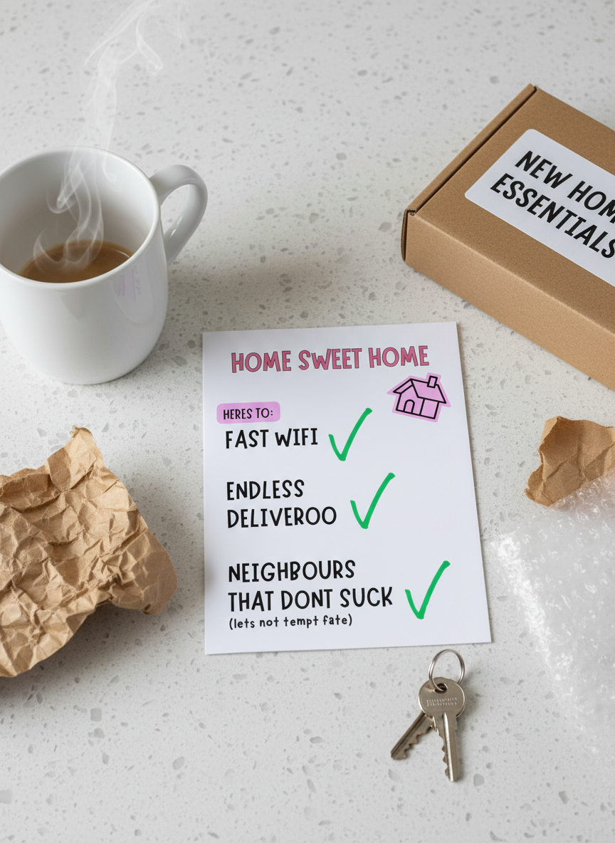 Home Sweet Home, New Home Card