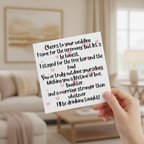 Funny Wedding Card – “I Came for the Ceremony, Stayed for the Free Bar” | Square Card