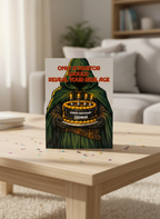 Personalised Reveal Your Real Age Traitors Birthday Card