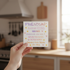 Thanks For Being My Pee Friendship Card