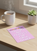 Funny LGBTQ+ Card – “Lesbihonest You Two Are Perfect For Each Other” | A5 Card