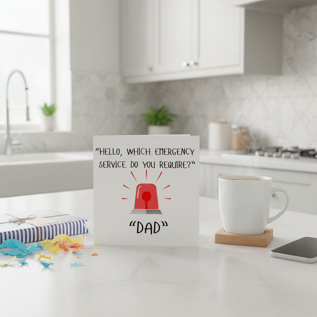 Emergency Service: Call Dad Father’s Day Card
