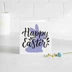 Happy Easter Card | Cute Bunny Easter Card