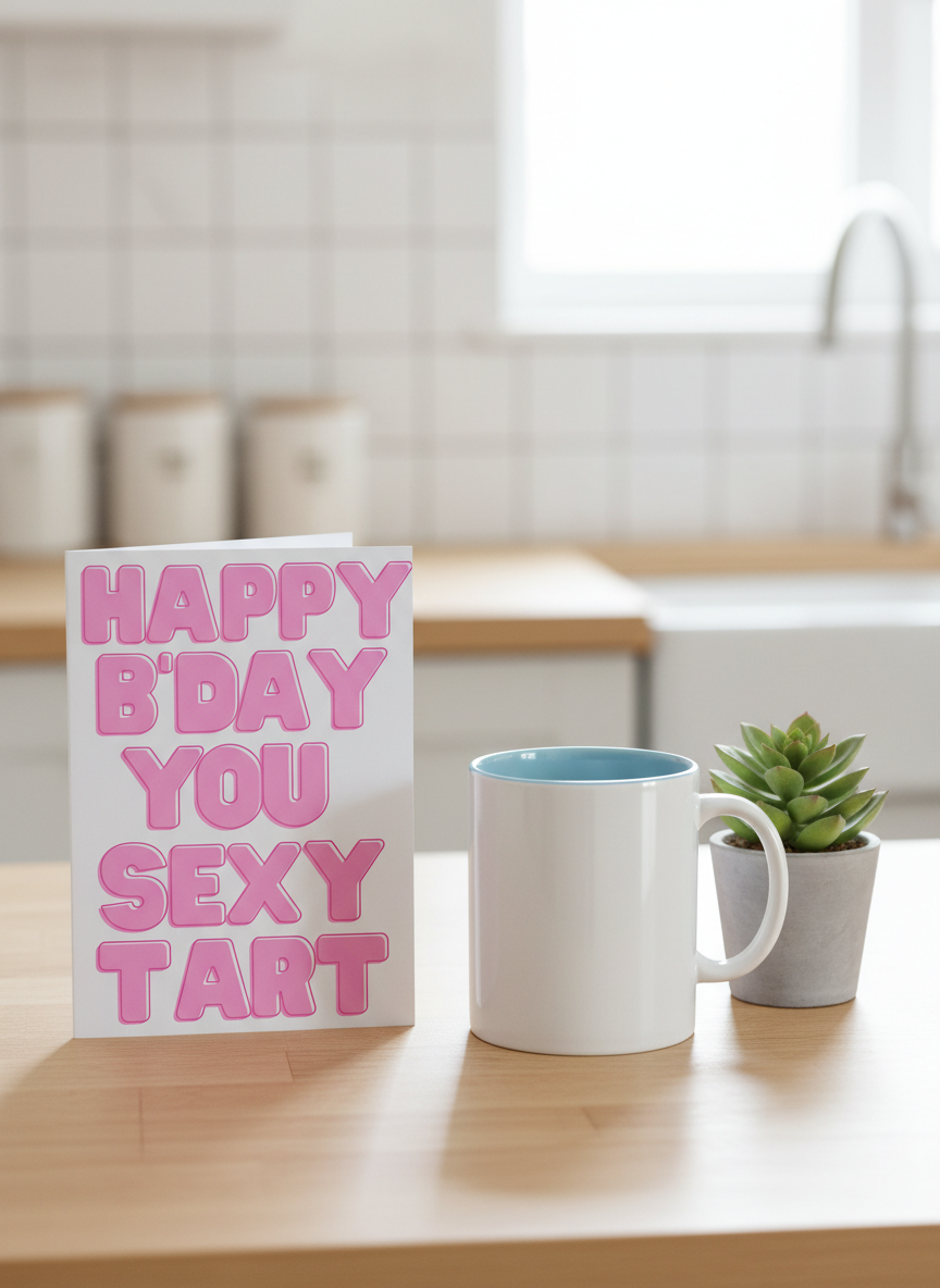 Happy Birthday You Sexy Tart Card