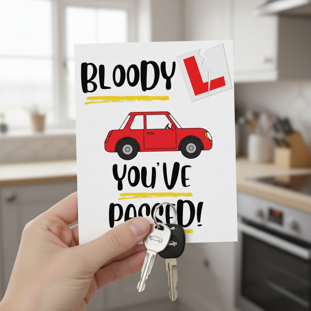 Bloody L You've Passed Driving Test Card