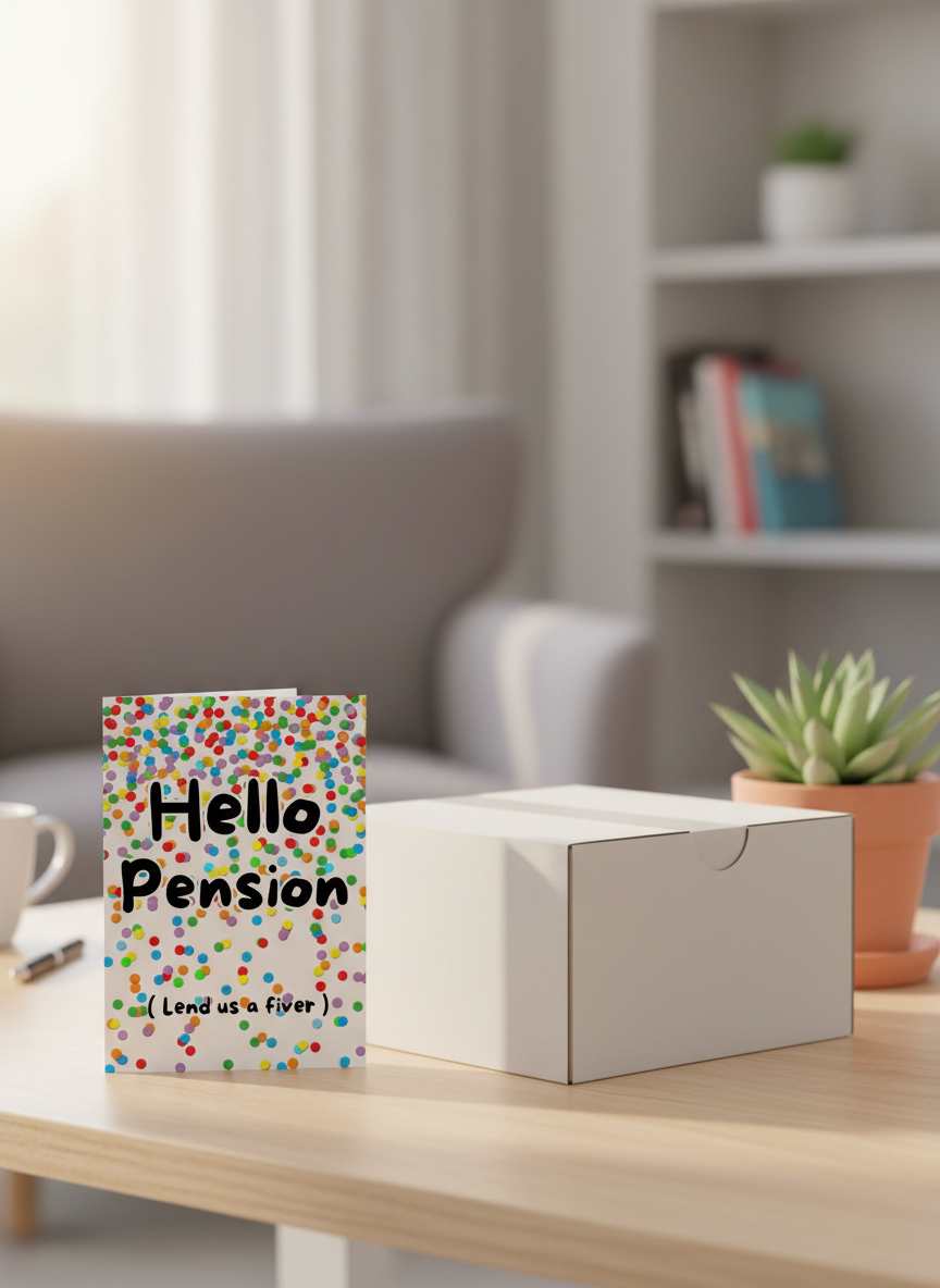 Funny Retirement Card: Hello Pension