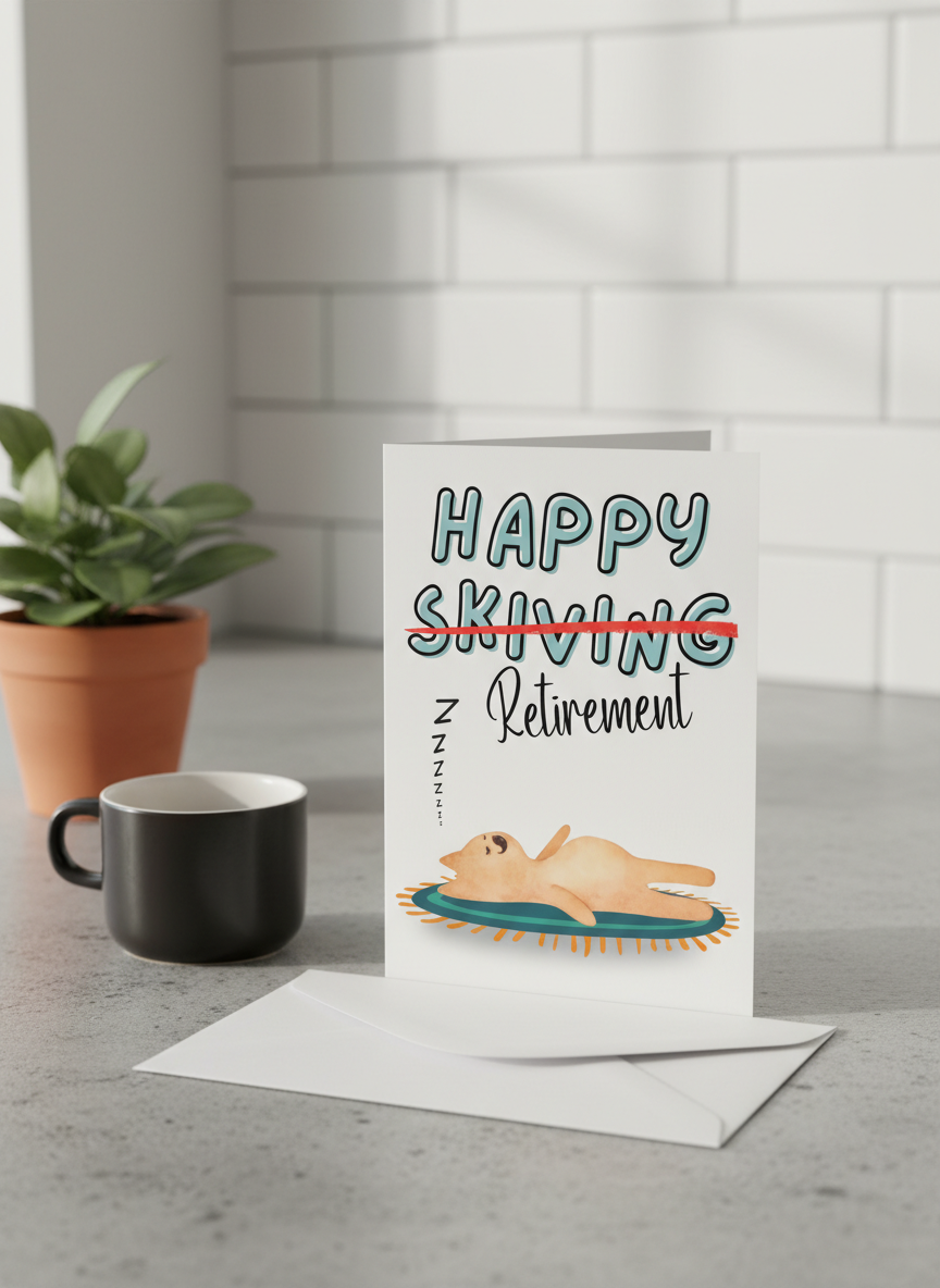 Retirement Card A5 for Him or Her