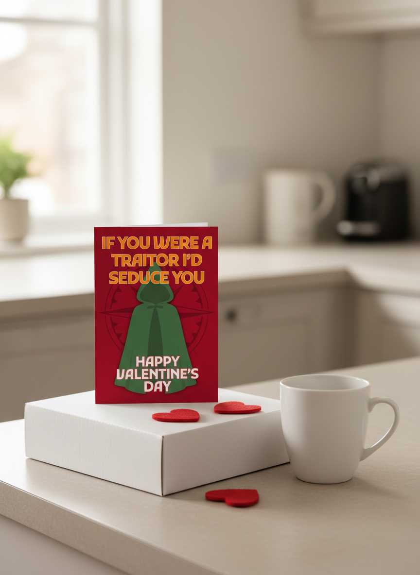 I'd Seduce You The Traitors Valentine's Day Card