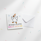 Silly Goose Birthday Card