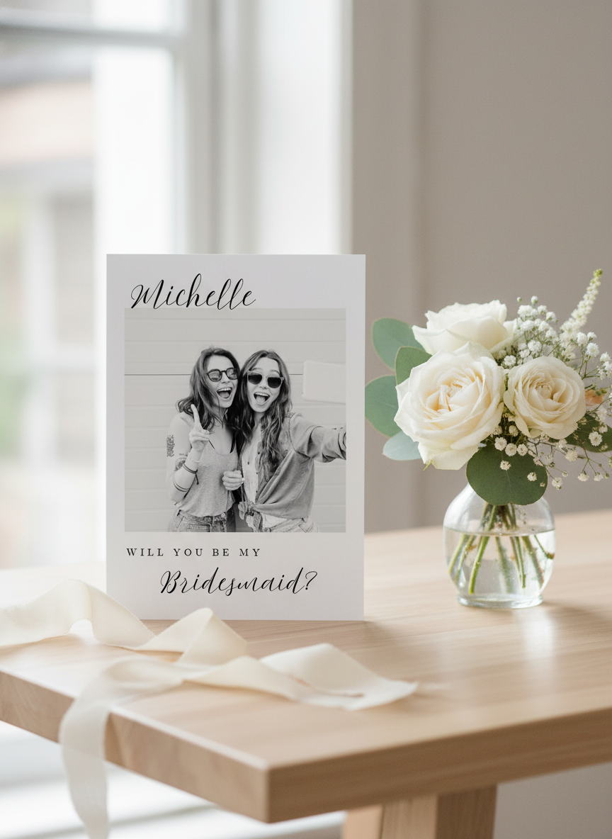Personalised Bridesmaid Proposal Card
