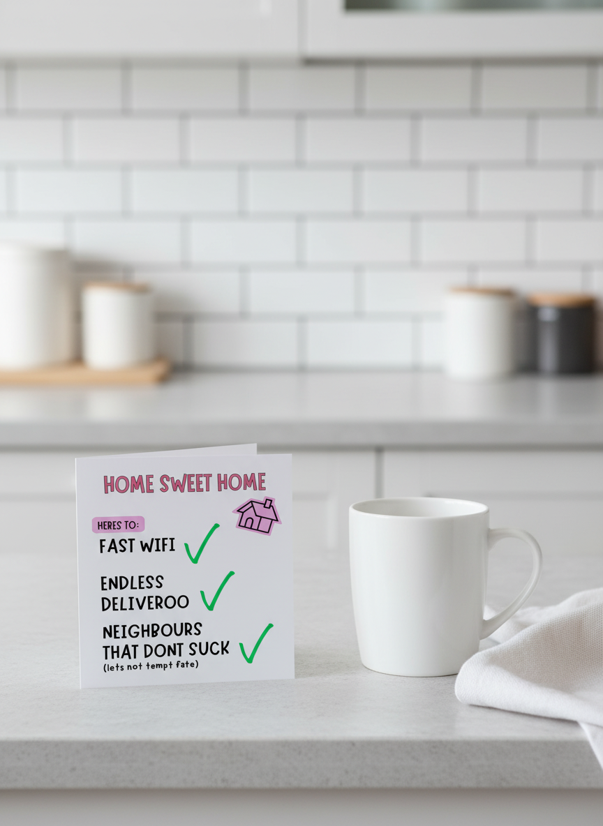 Home Sweet Home, New Home Card