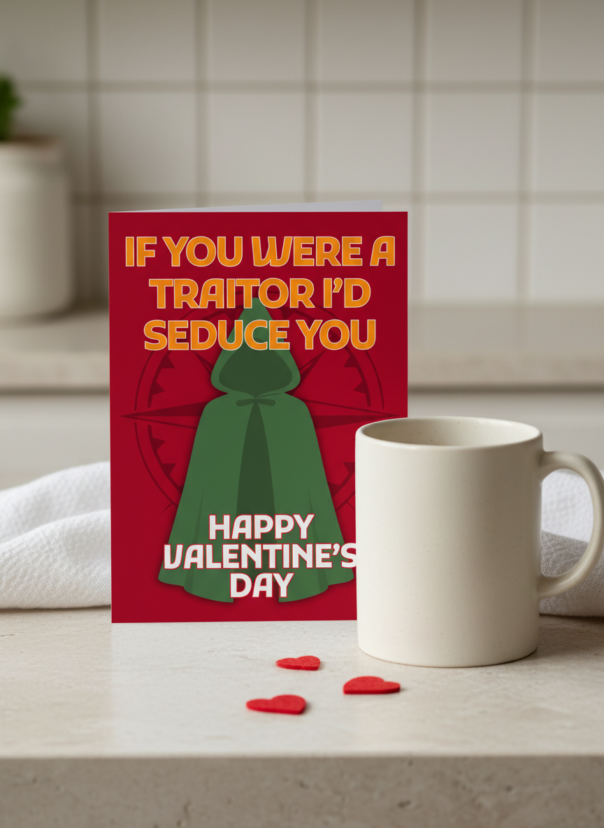 I'd Seduce You The Traitors Valentine's Day Card
