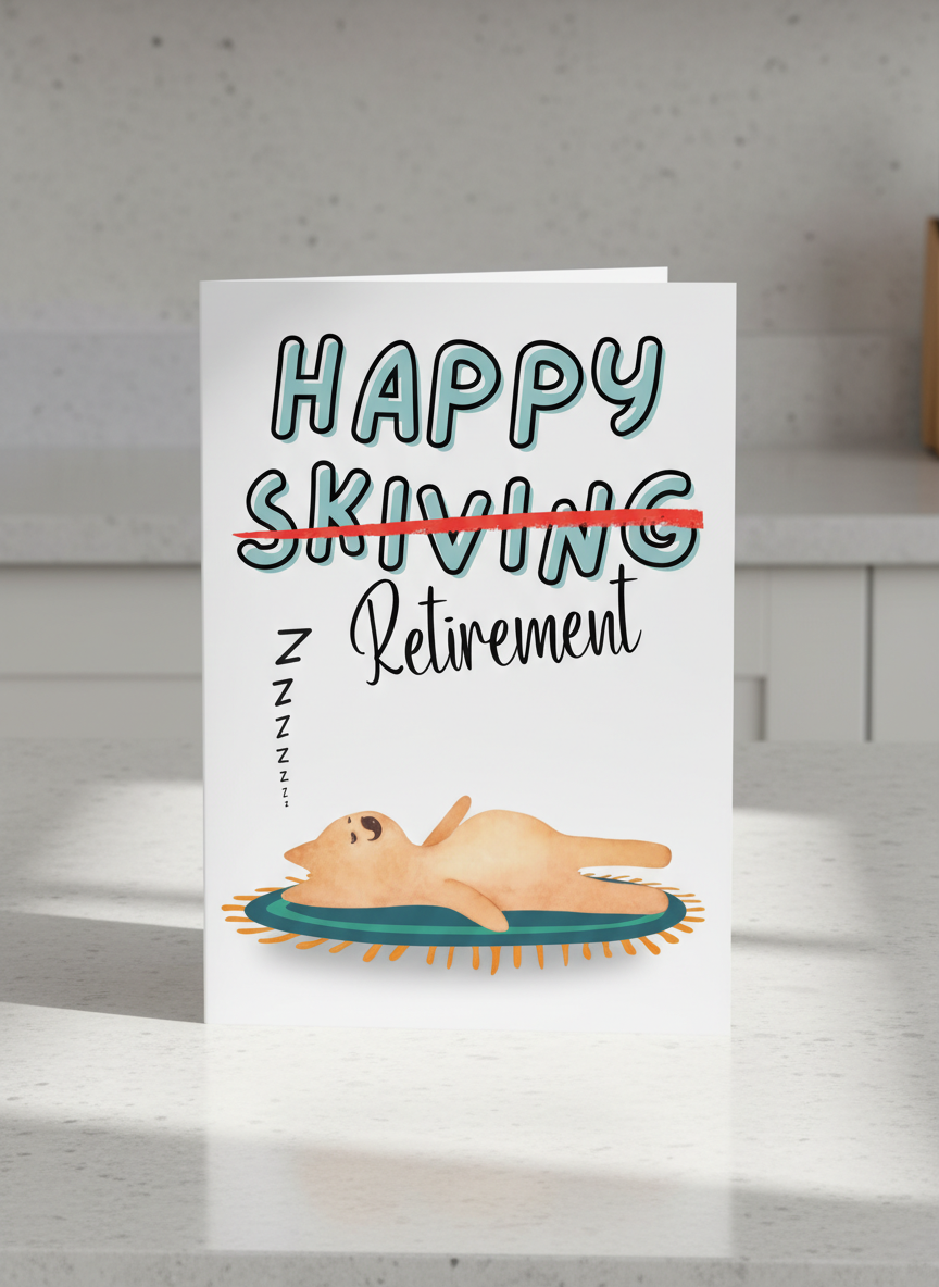 Retirement Card A5 for Him or Her