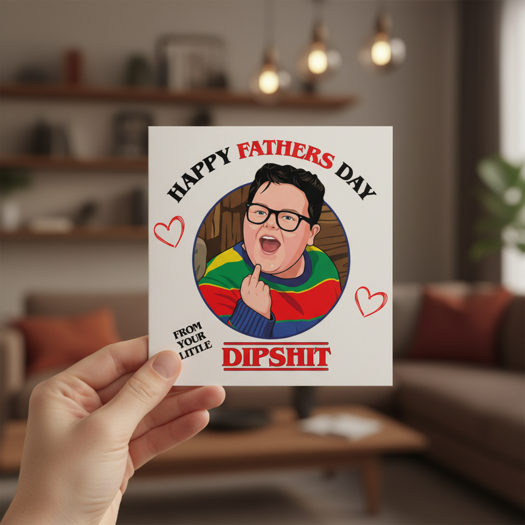 From Your Little Dipsh*t Derek Fathers Day Cards