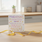 Thanks For Being My Pee Friendship Card