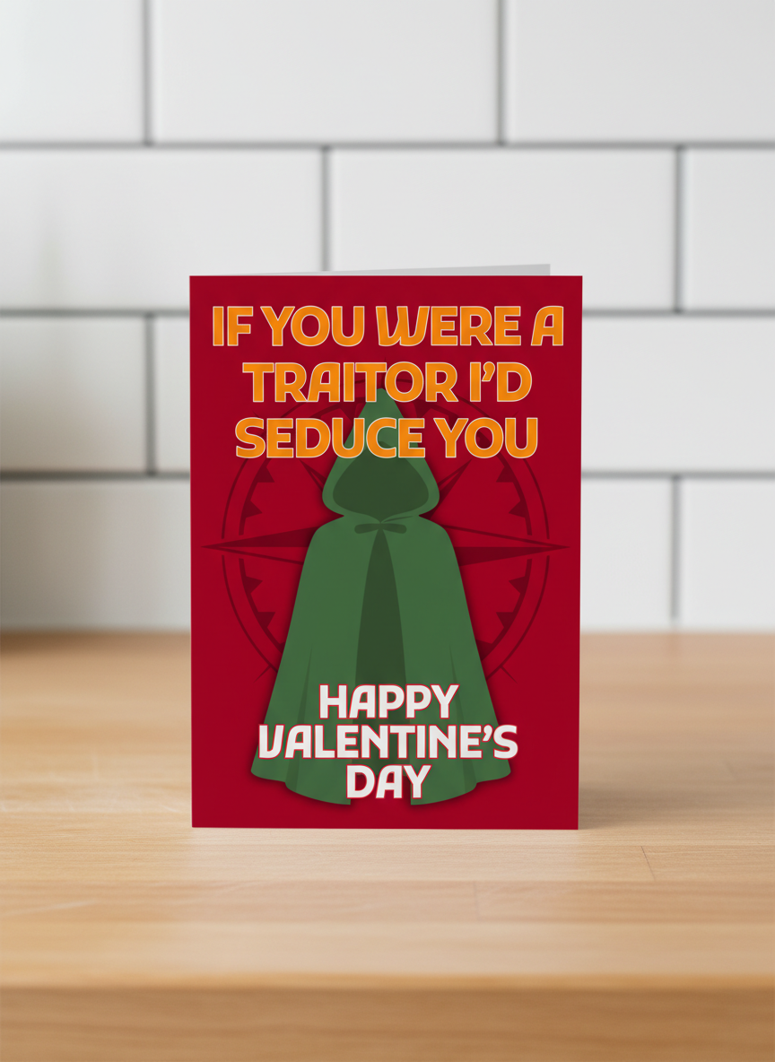 I'd Seduce You The Traitors Valentine's Day Card