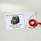 Air Fryer Birthday Card
