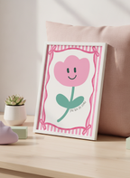 You Are So Loved Tulip Print - A Bright A4 Print for Kids' Rooms