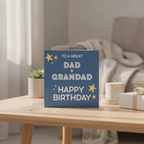 Birthday Card for Your Awesome Dad or Grandad – Square Design