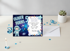 Space Explorer Kids Birthday Party Invitations - A6 Card Pack