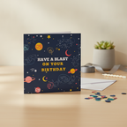 Have a Blast Birthday Card - Fun Square Card for a Cracking Celebration