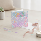 Whimsical Mermaid Birthday Card - Ocean Enchantment Square