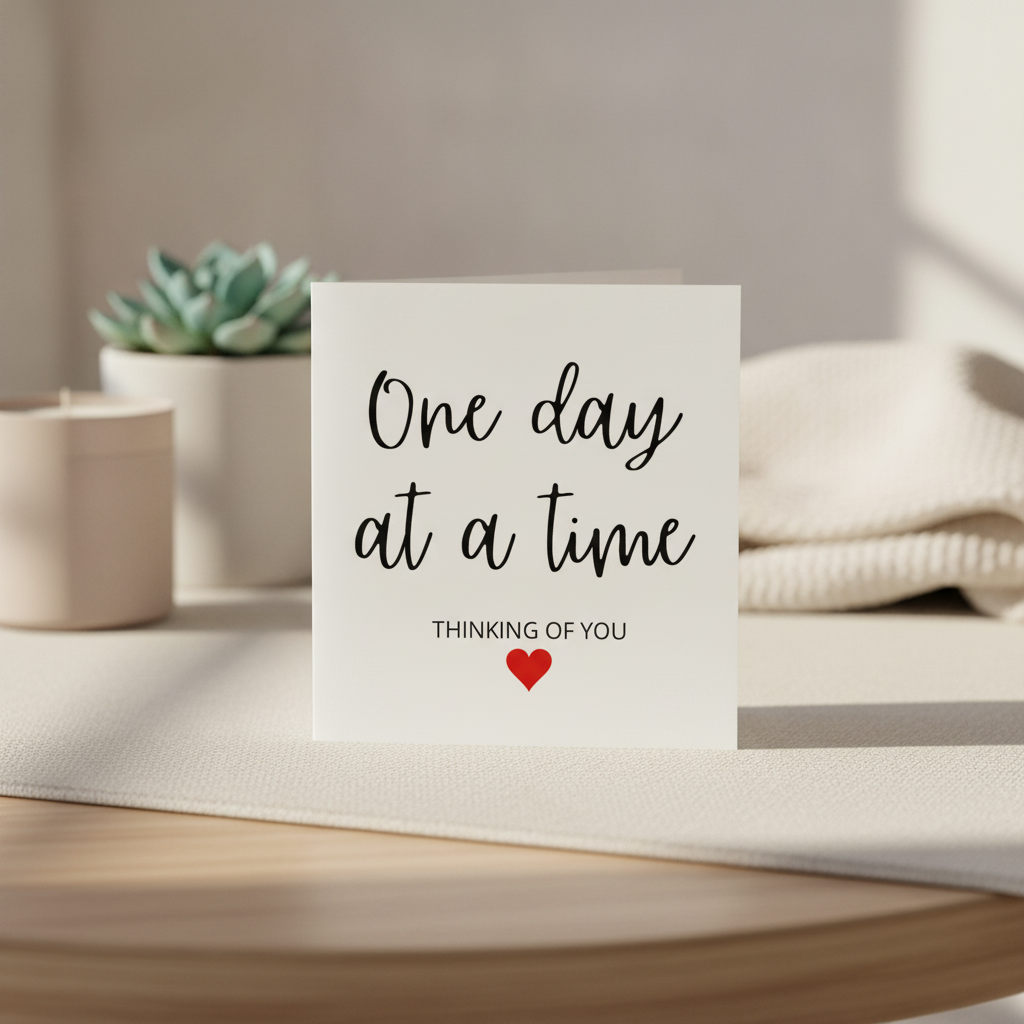 Thinking of You Square Card - A Gentle Reminder You Care