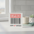 Your Childhood Has Expired 18th Birthday Card - Square Greeting Card