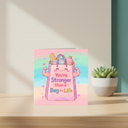 You're Strong Card - Square Greetings Card