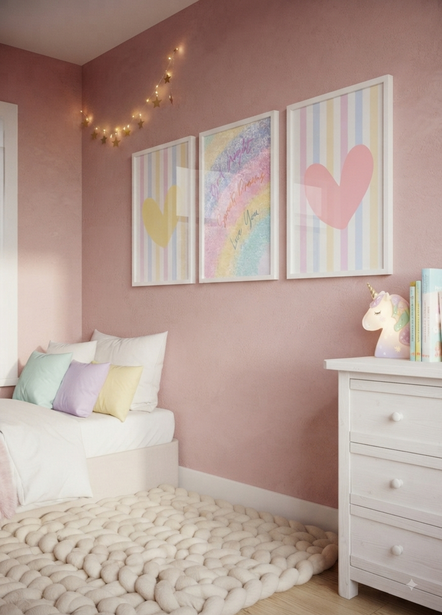 Dreamy Pastel Nursery Set of 3