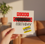 Funny Birthday Card – Merry Not Christmas Birthday