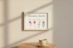 Grandmas Garden Personalised Print