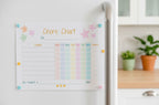 Kids Chore Chart. Laminated With Pen.