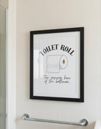 Toilet Roll, The Unsung Hero of The Bathroom, Print