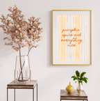 Pumpkin Spice and Everything Nice Print – Autumn Wall Art