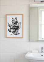 Bear Necessities Bathroom Print