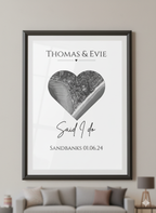 Said I Do Personalised Map Print