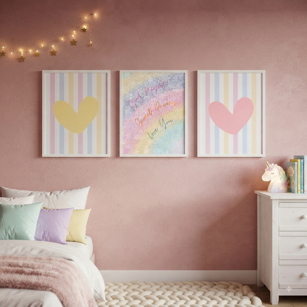 Dreamy Pastel Nursery Set of 3